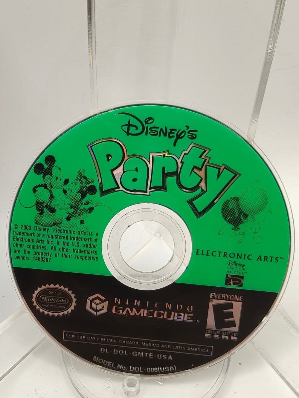 Disney's Party GameCube Disc Only Tested EA Mickey